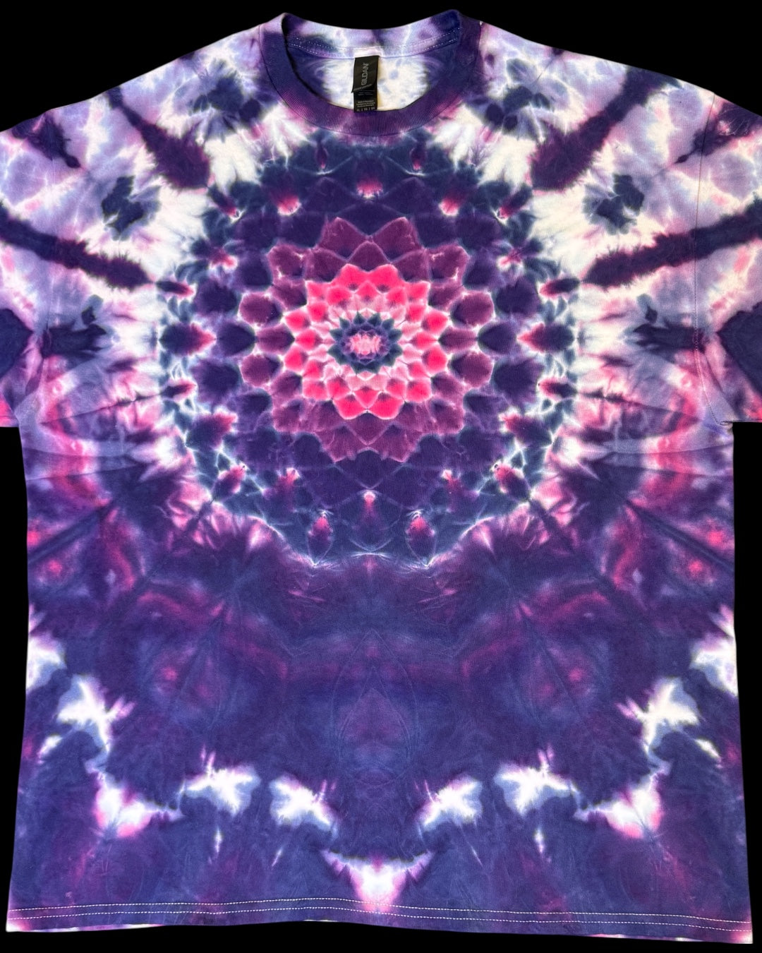 XL - purple and pink mandala tee