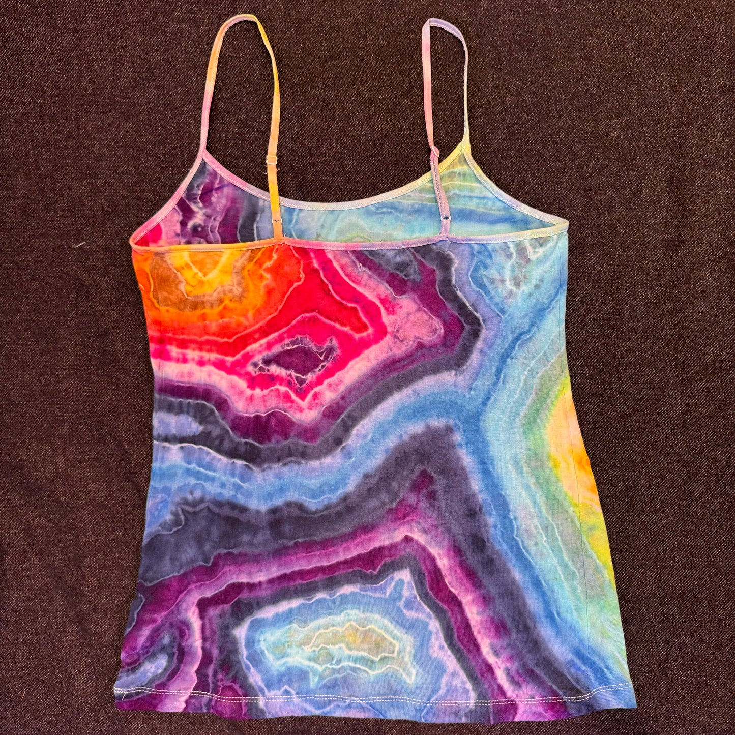 S - rainbow geode style cami