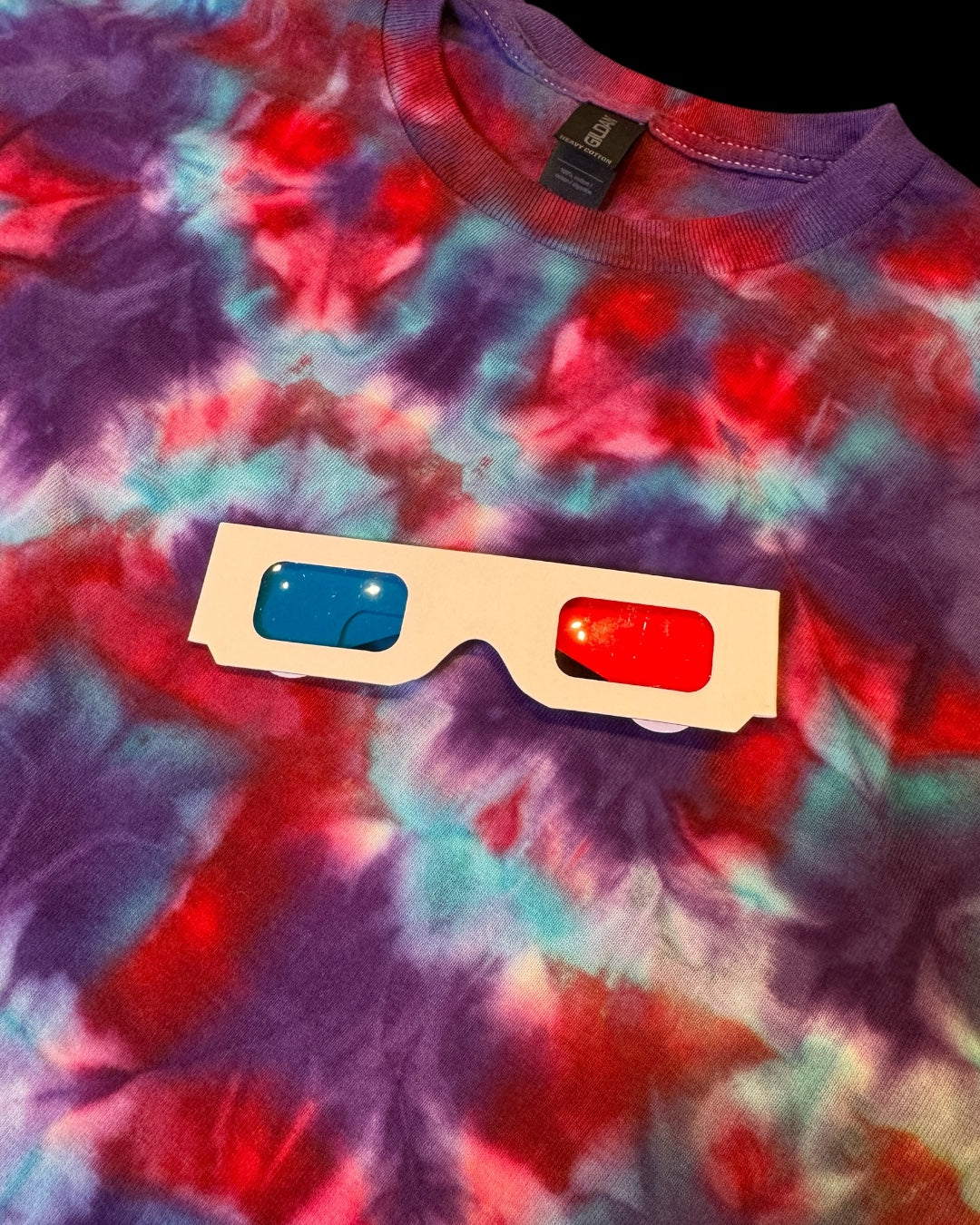 M - 3D series experimental shibori tee