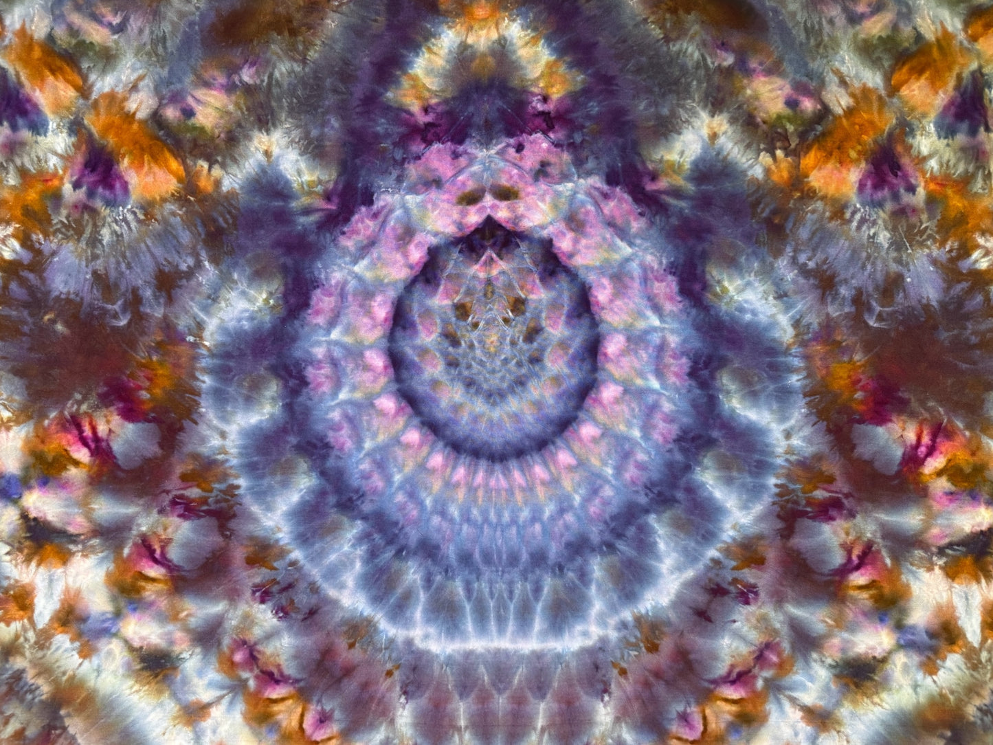ice dyed cosmic mandala rayon tapestry