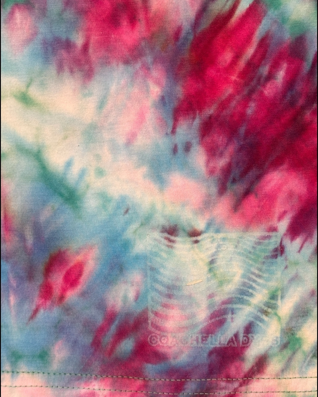 L - “misfits” series twice fried and ice dyed tee