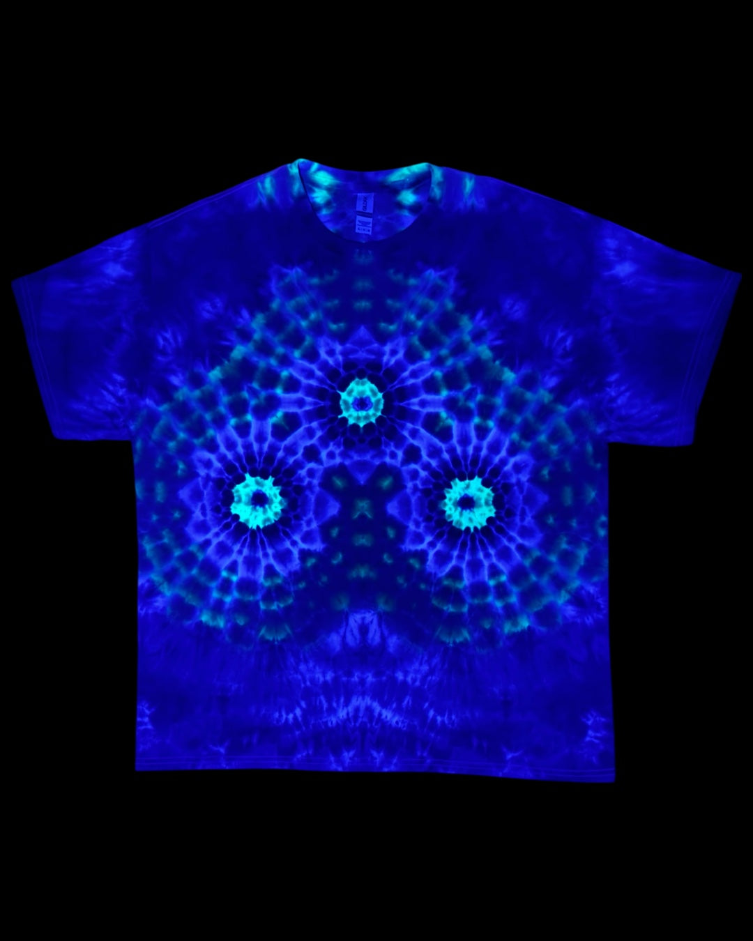 XL - uv reactive triple-dala with a phat spine combo tee