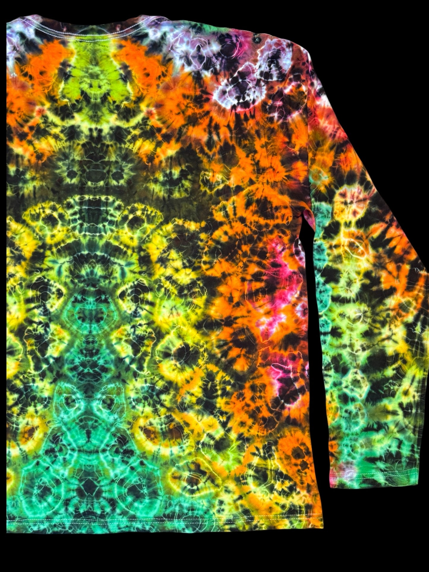 XL - neon lights kenney style variation long sleeve tee