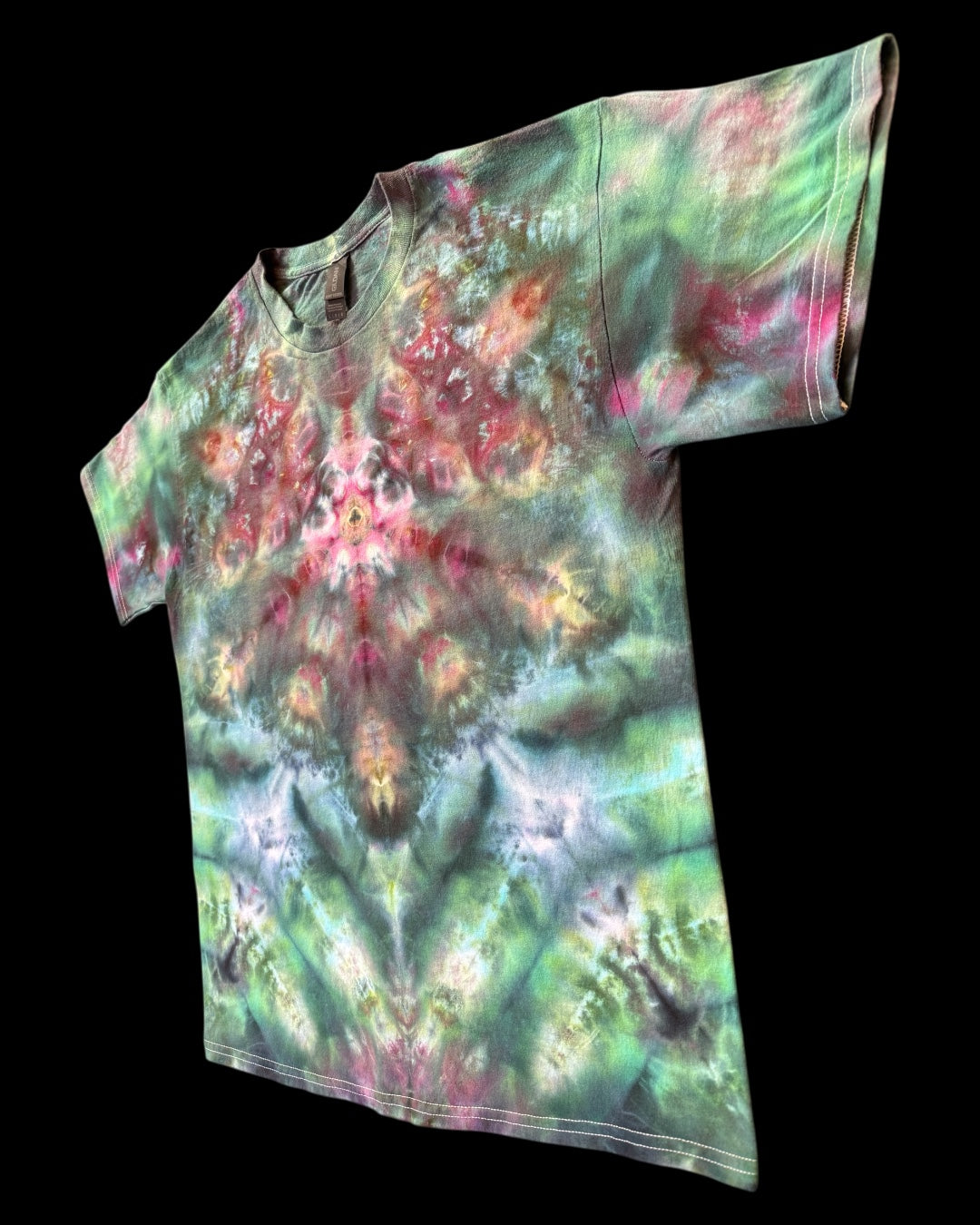 L - ice dyed hexdala tee