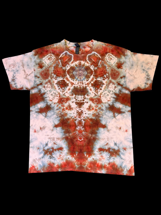 L - lavender reversed ice dyed blood moon kenney diamond combo tee