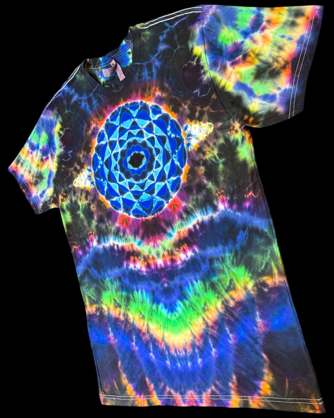 L - mandala cosmic roll with kenney style honeycomb spine tee