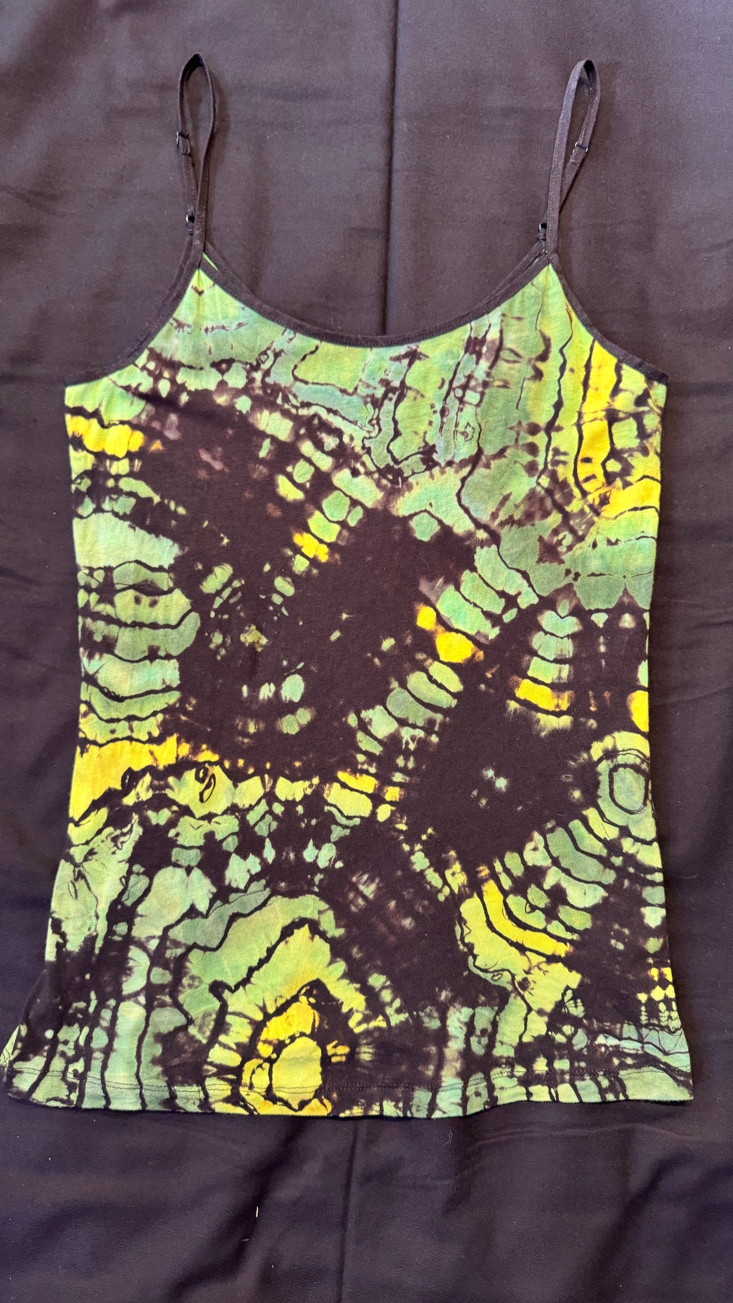 S - reverse dyed geode style cami