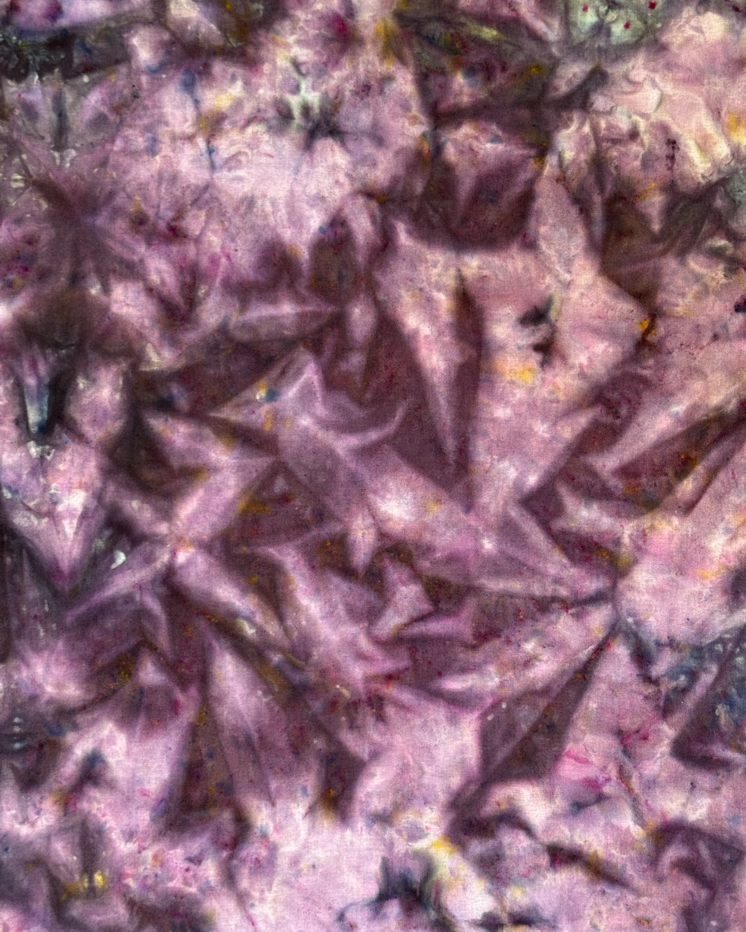 ice dyed scrappy mix scrunch bandana