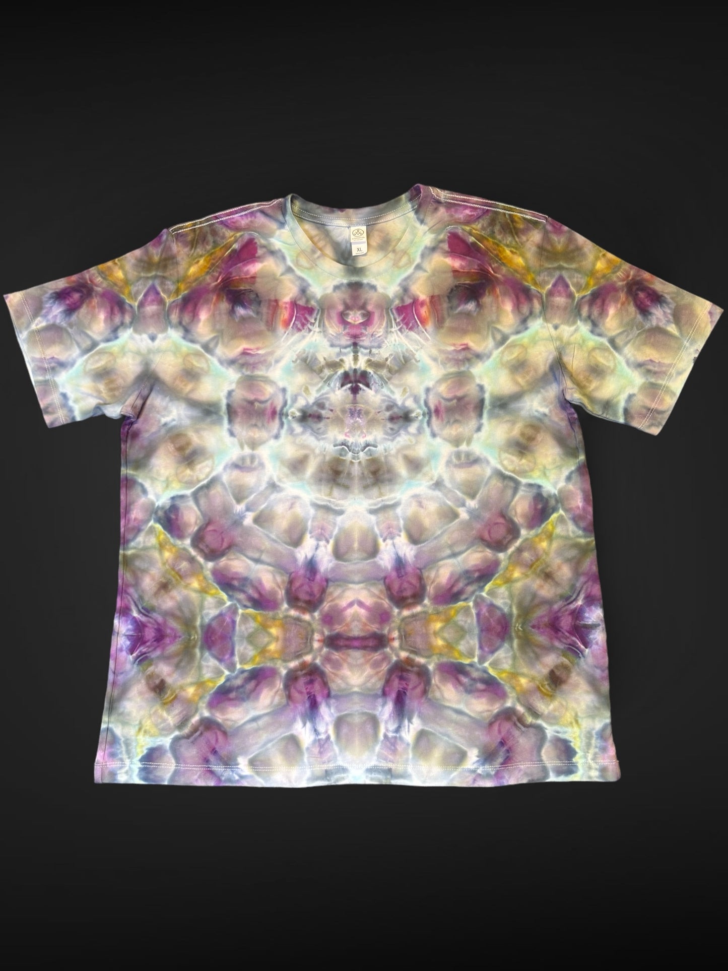 XL - ice dyed shibori tee