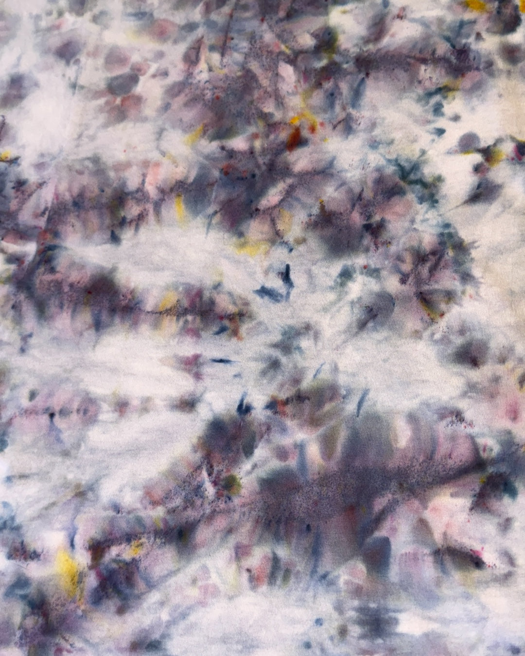 XXL - bubble ice dyed interstellar scrunch tee