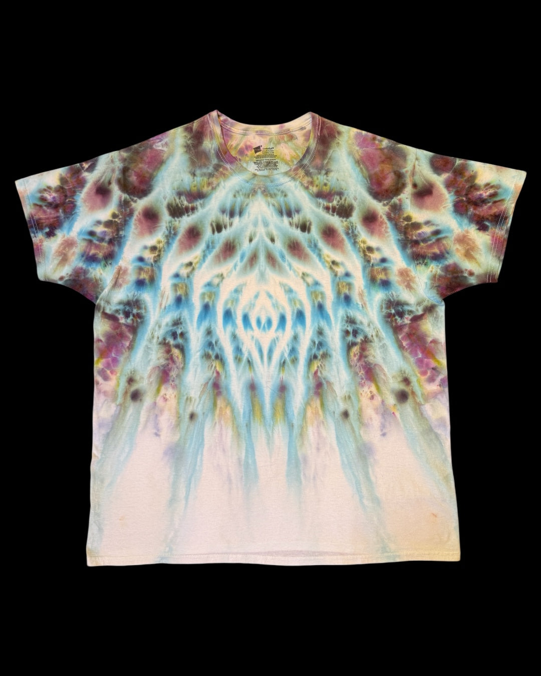 XXL - iced and gravity dyed cosmic rolled tee