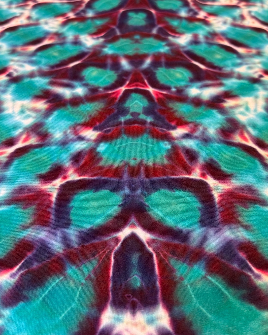 L - jade chevron long sleeve tee