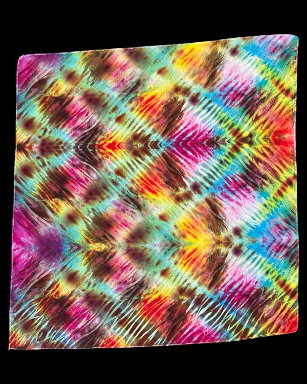 pseudo rainbow arashi shibori bandana