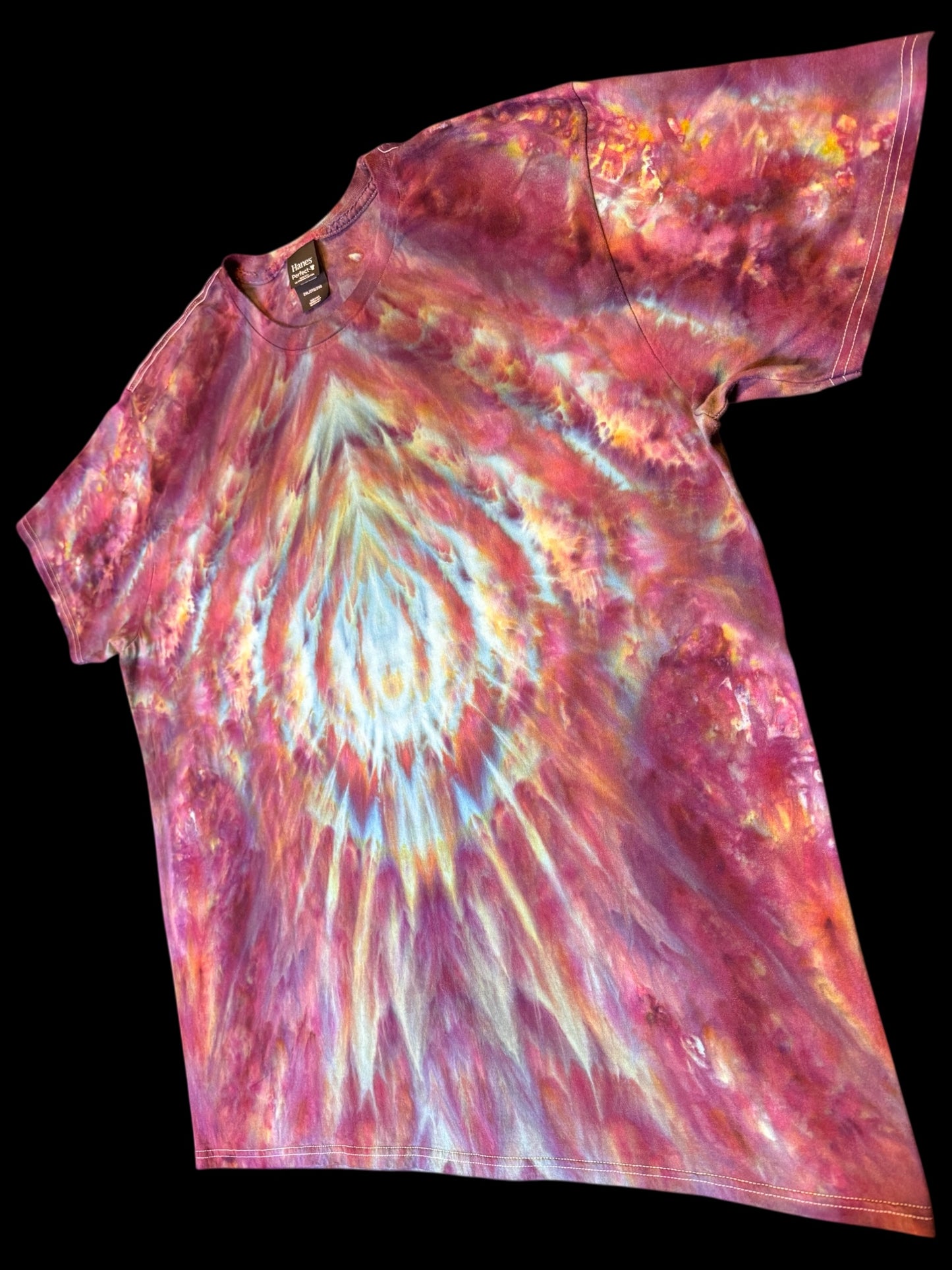 XXL - ice dyed mirage mirrored cosmic roll tee