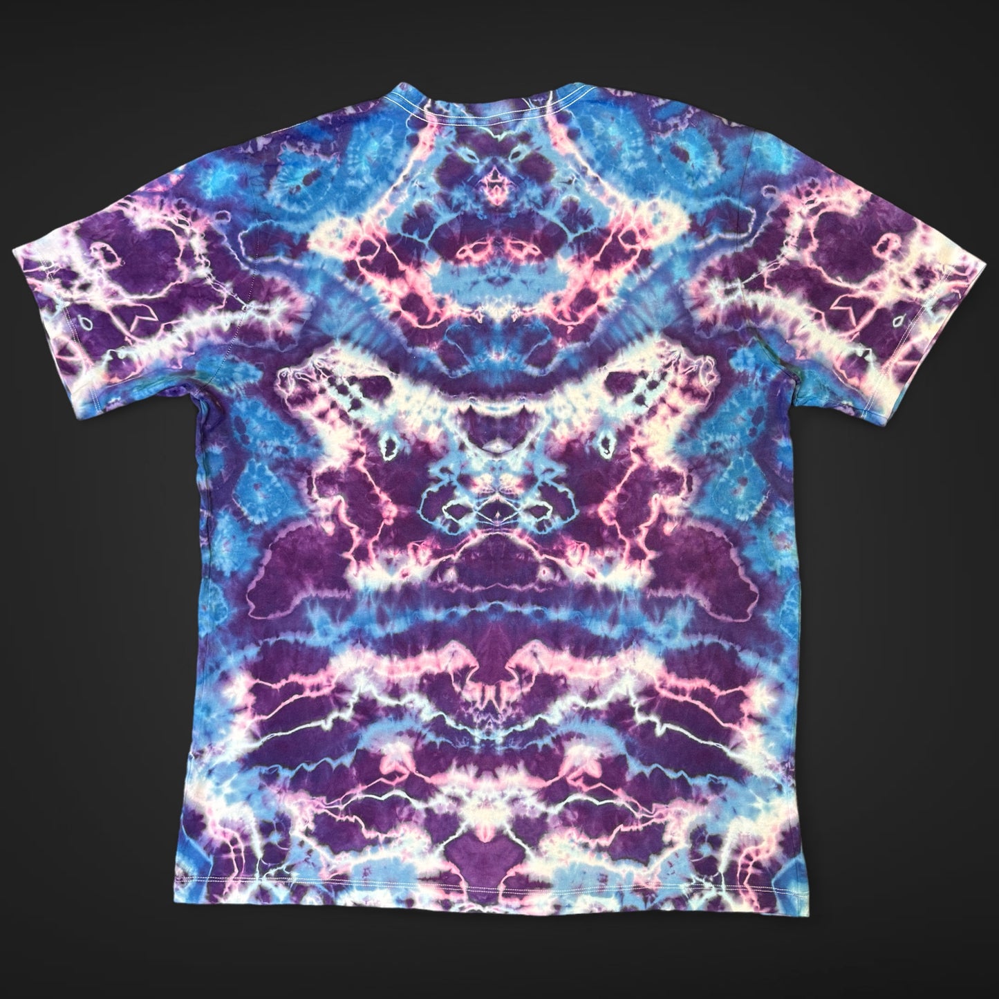 L - kenney style smiley and trip style combo tee