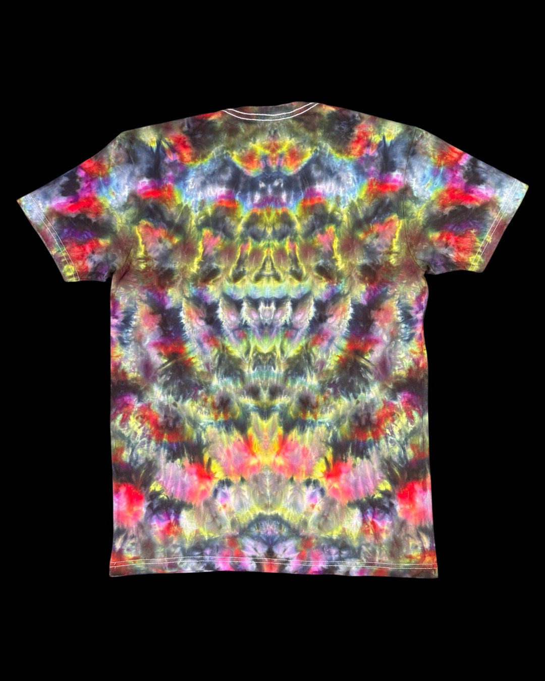 M - ice dyed multicolor cosmic rolled tee