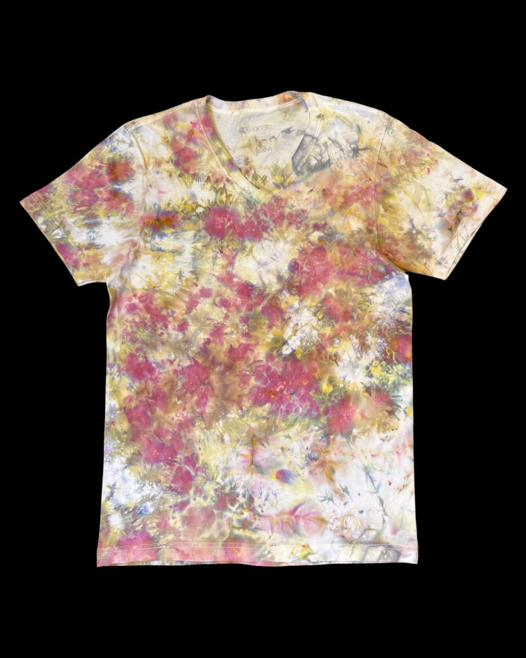 S - ice dyed scrunch warrior princess vee tee