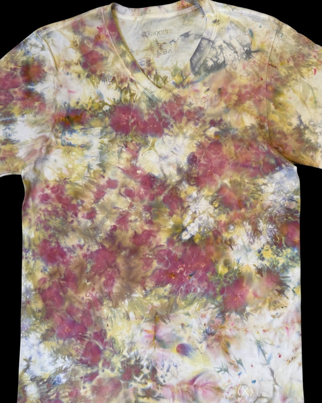 S - ice dyed scrunch warrior princess vee tee