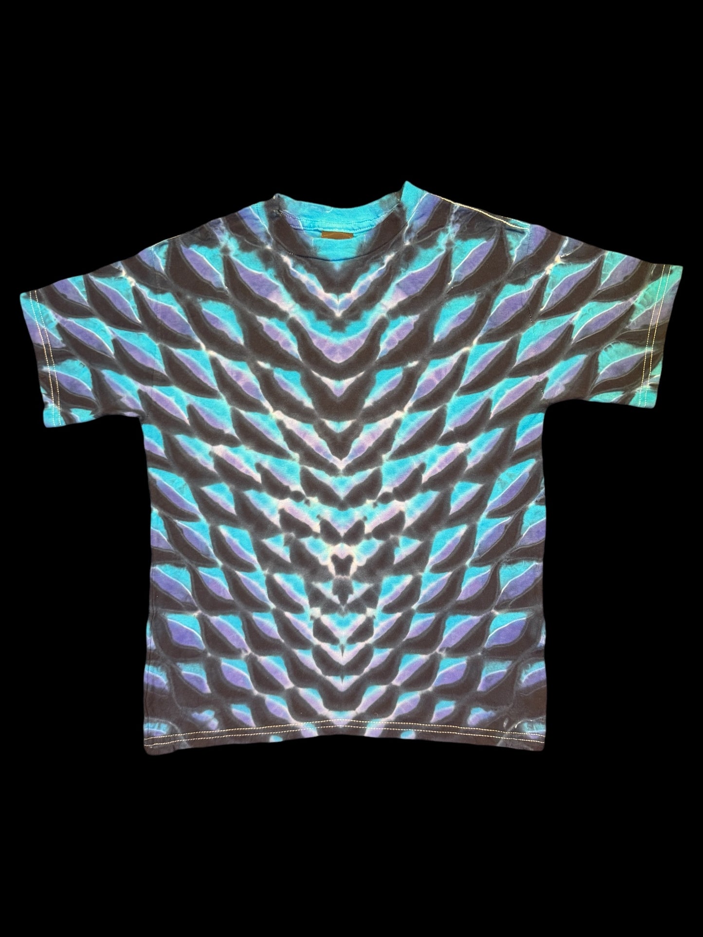 S - youth sized bluesy cosmic roll tee