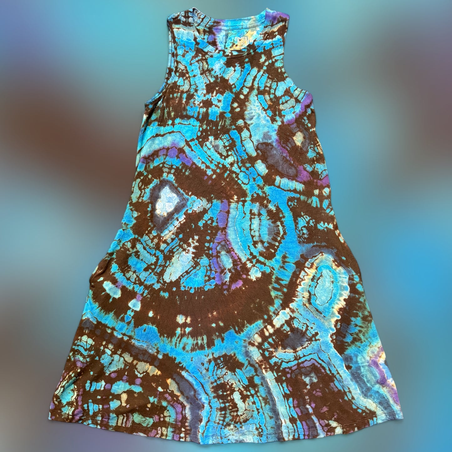 XS - reverse dyed geode style dress