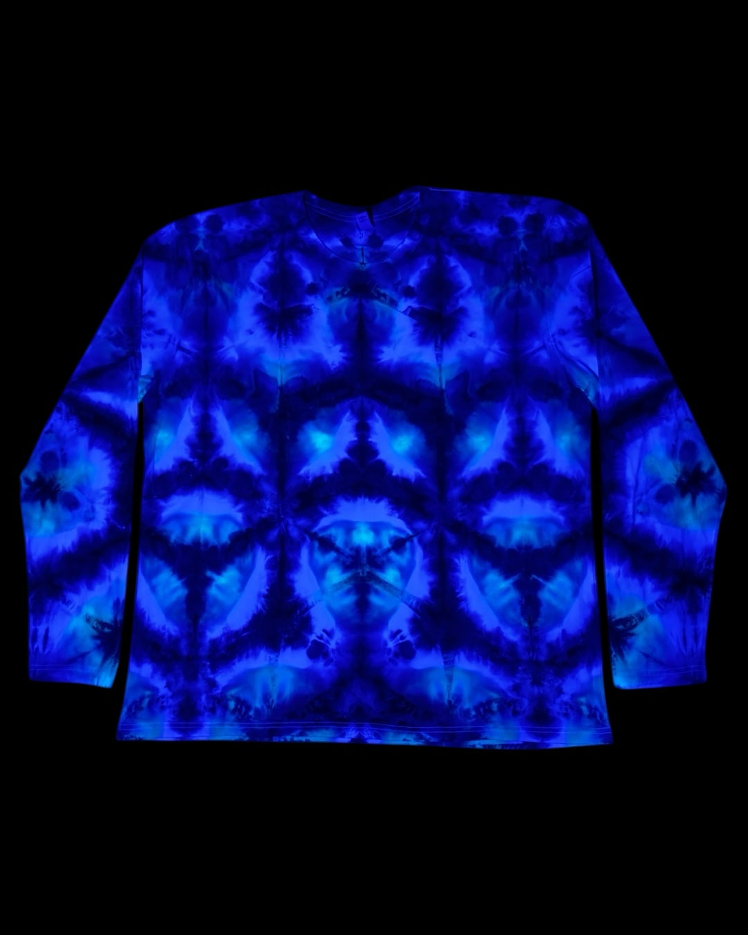 XXL - ice dyed glowing sekka shibori long sleeve tee