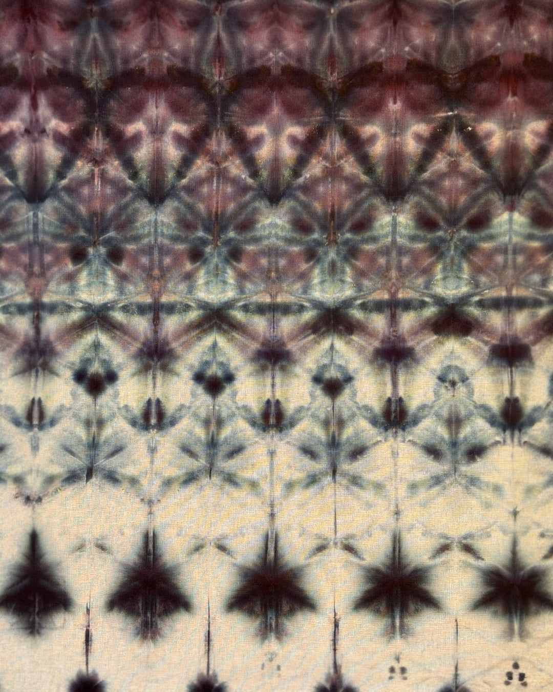 ice dyed interstellar sekka shibori bandana